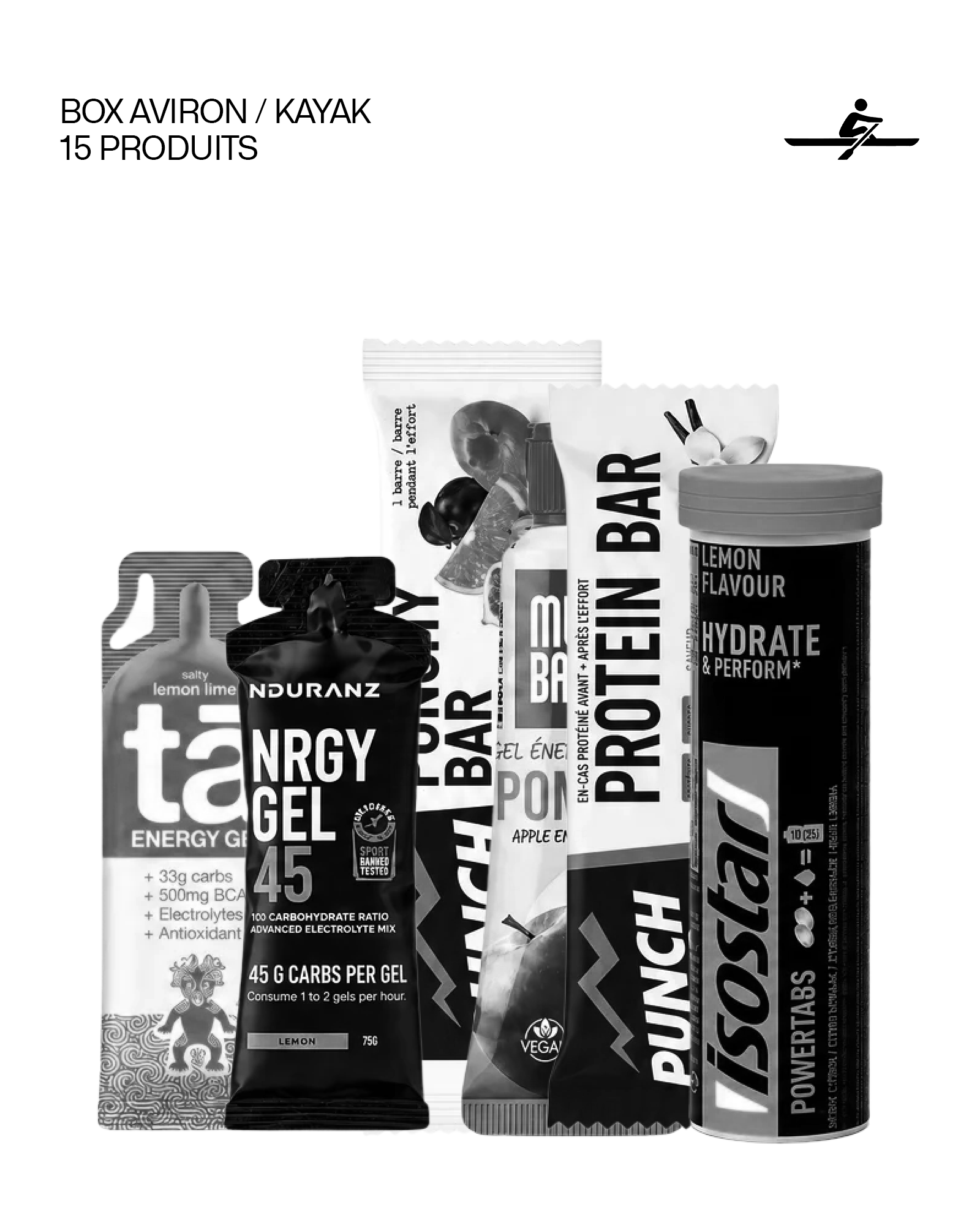 BOX AVIRON / KAYAK - 15 PRODUITS