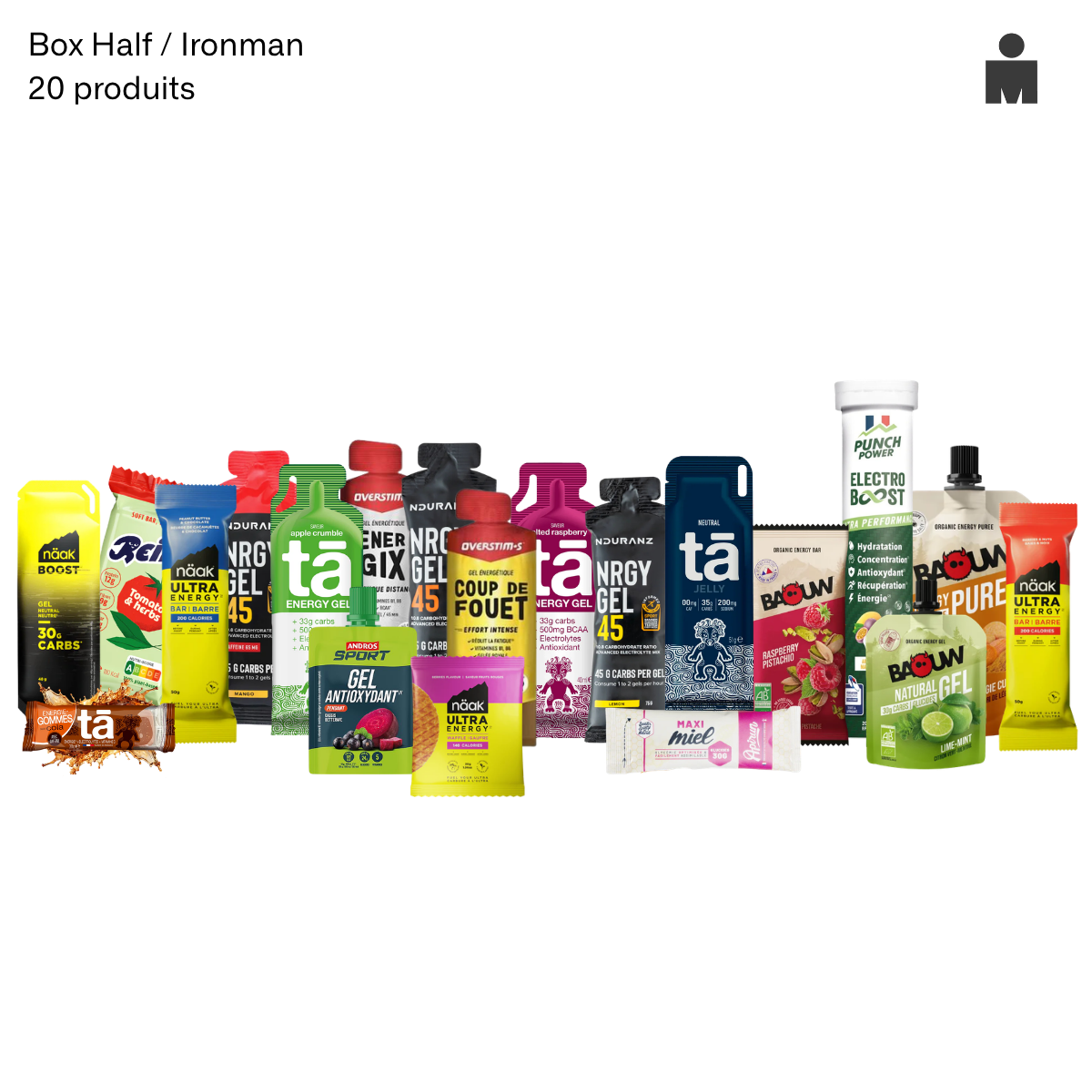 BOX HALF / IRONMAN - 20 PRODUITS