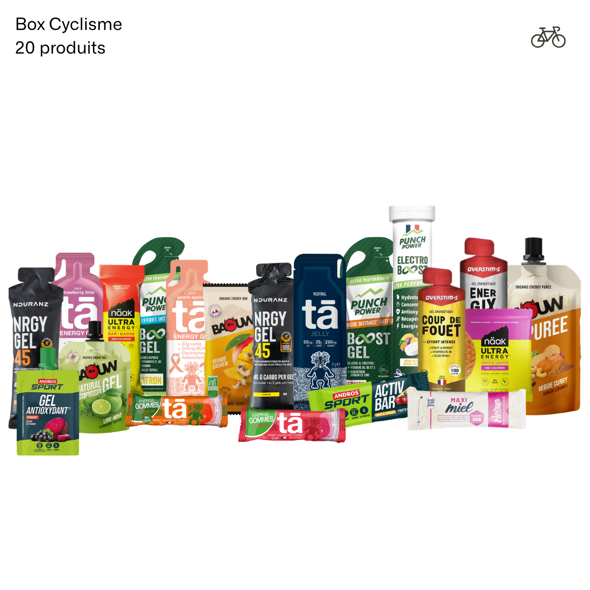 BOX CYCLISME - 20 PRODUITS