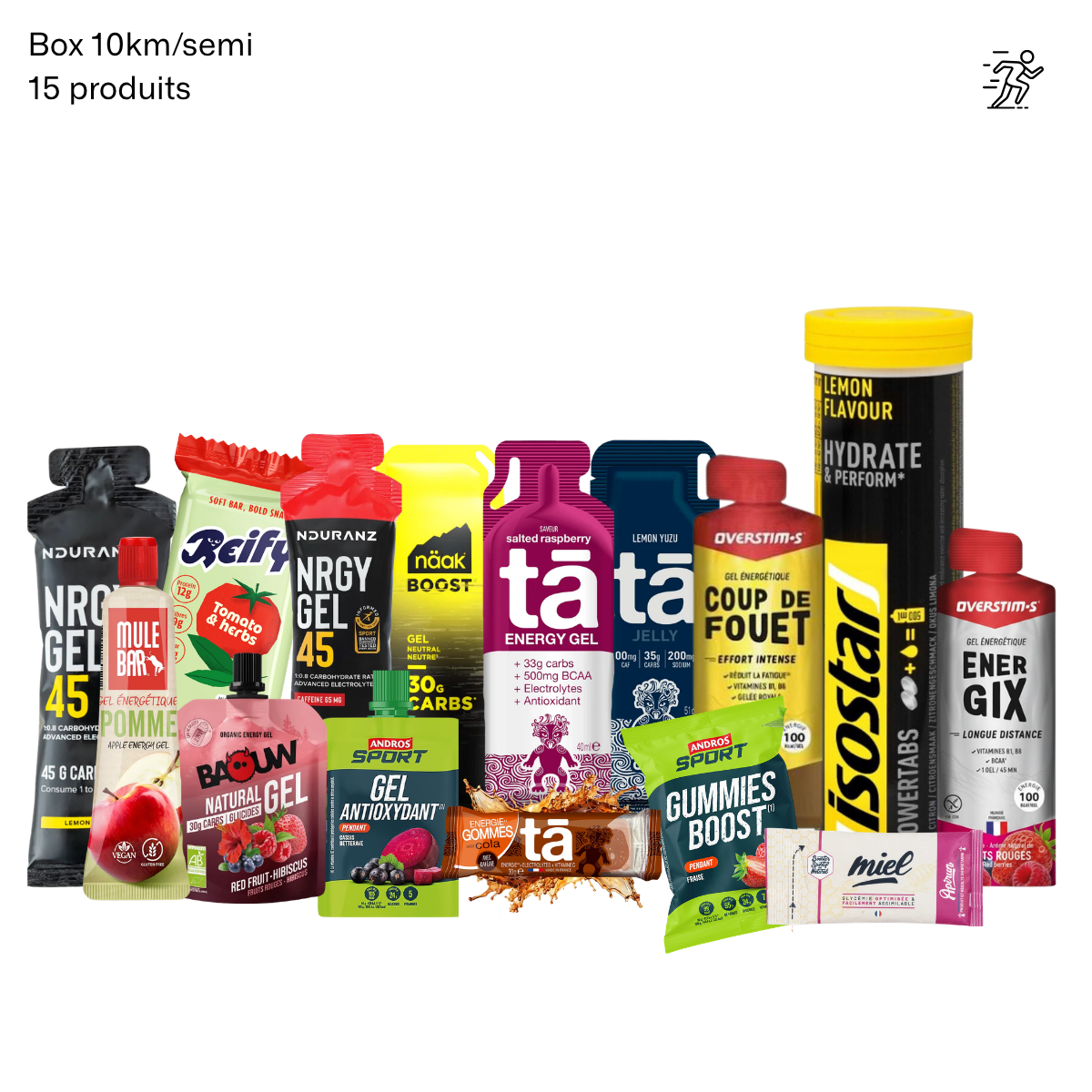 BOX 5KM/ 10KM/ SEMI  - 15 PRODUITS