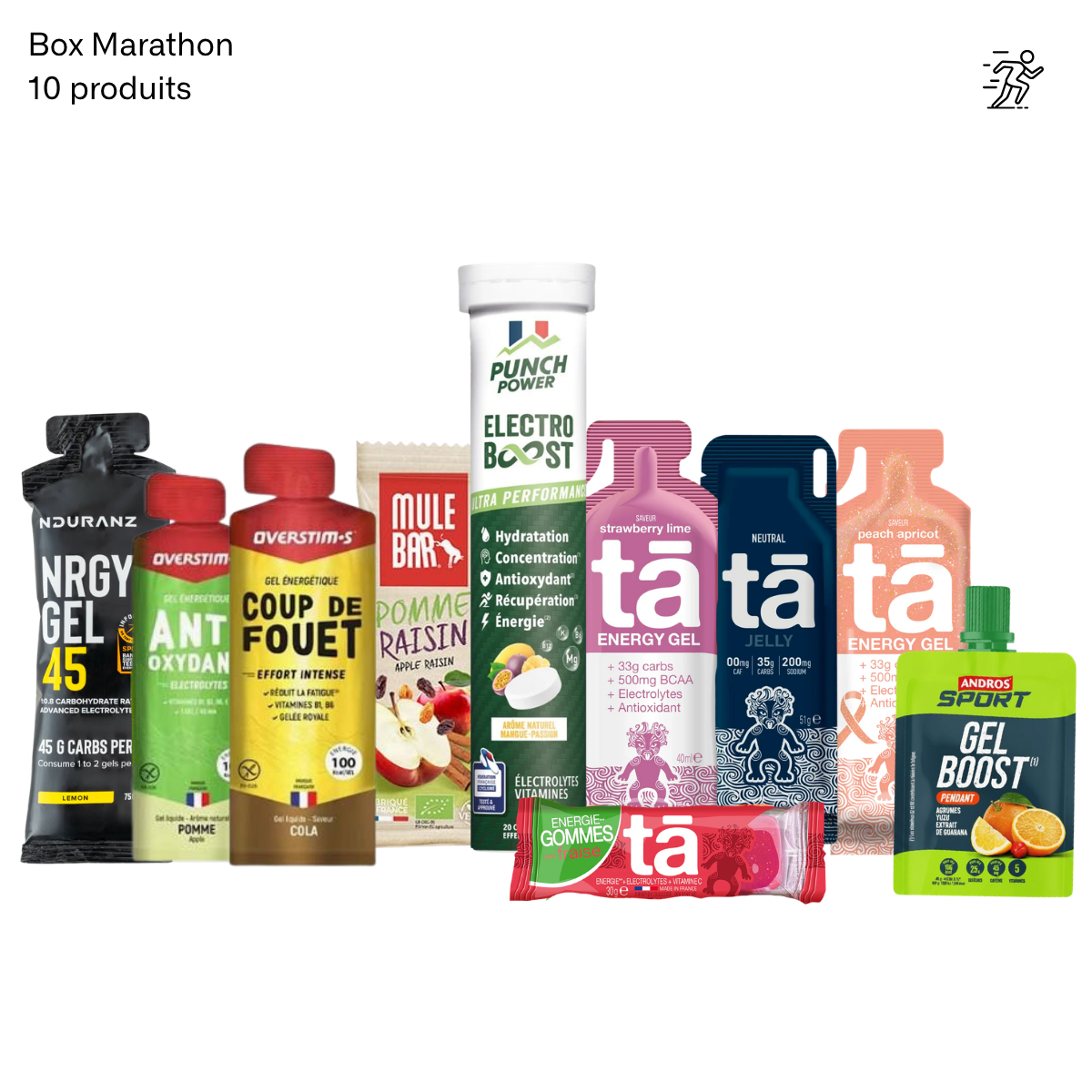 BOX MARATHON - 10 PRODUITS