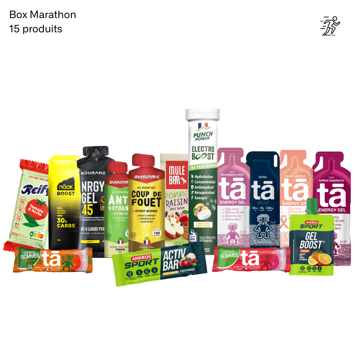 BOX MARATHON - 15 PRODUITS