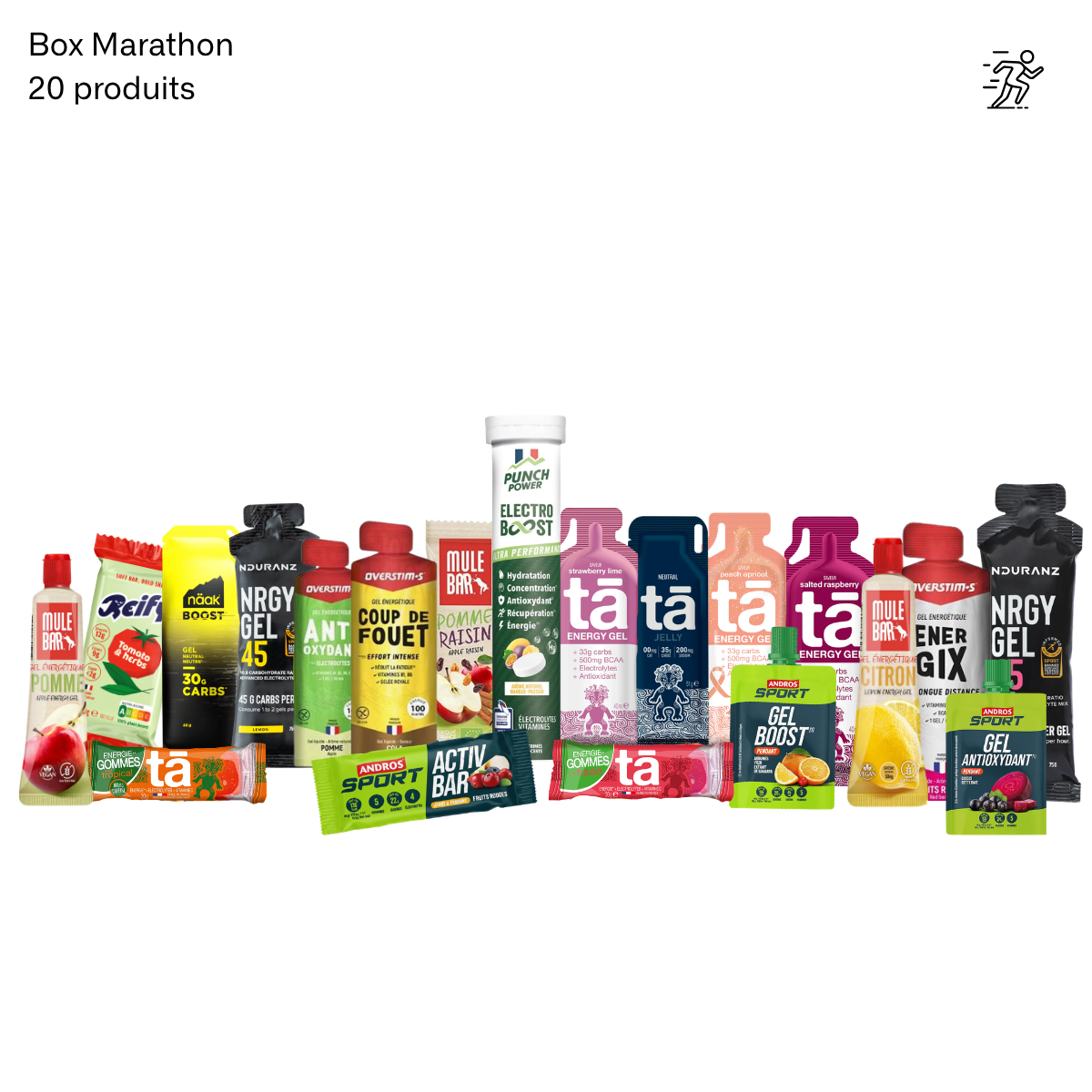 BOX MARATHON - 20 PRODUITS
