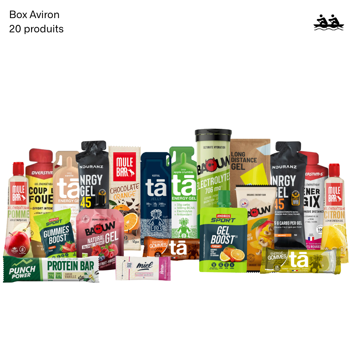 BOX AVIRON / KAYAK - 20 PRODUITS