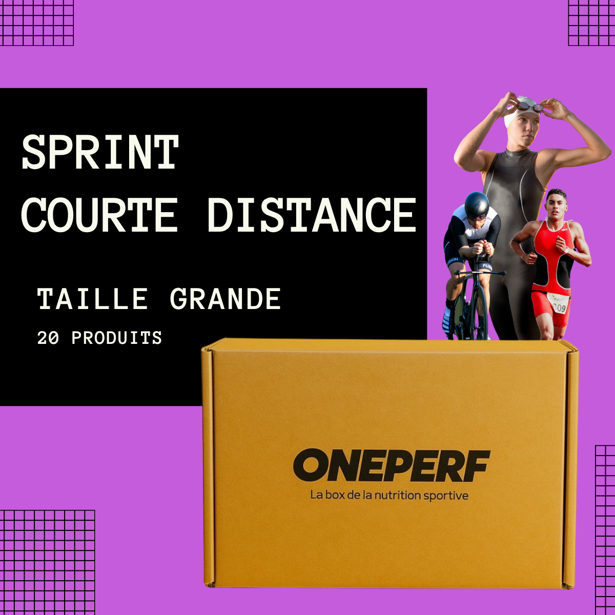 BOX SPRINT / COURTE DISTANCE - 20 PRODUITS