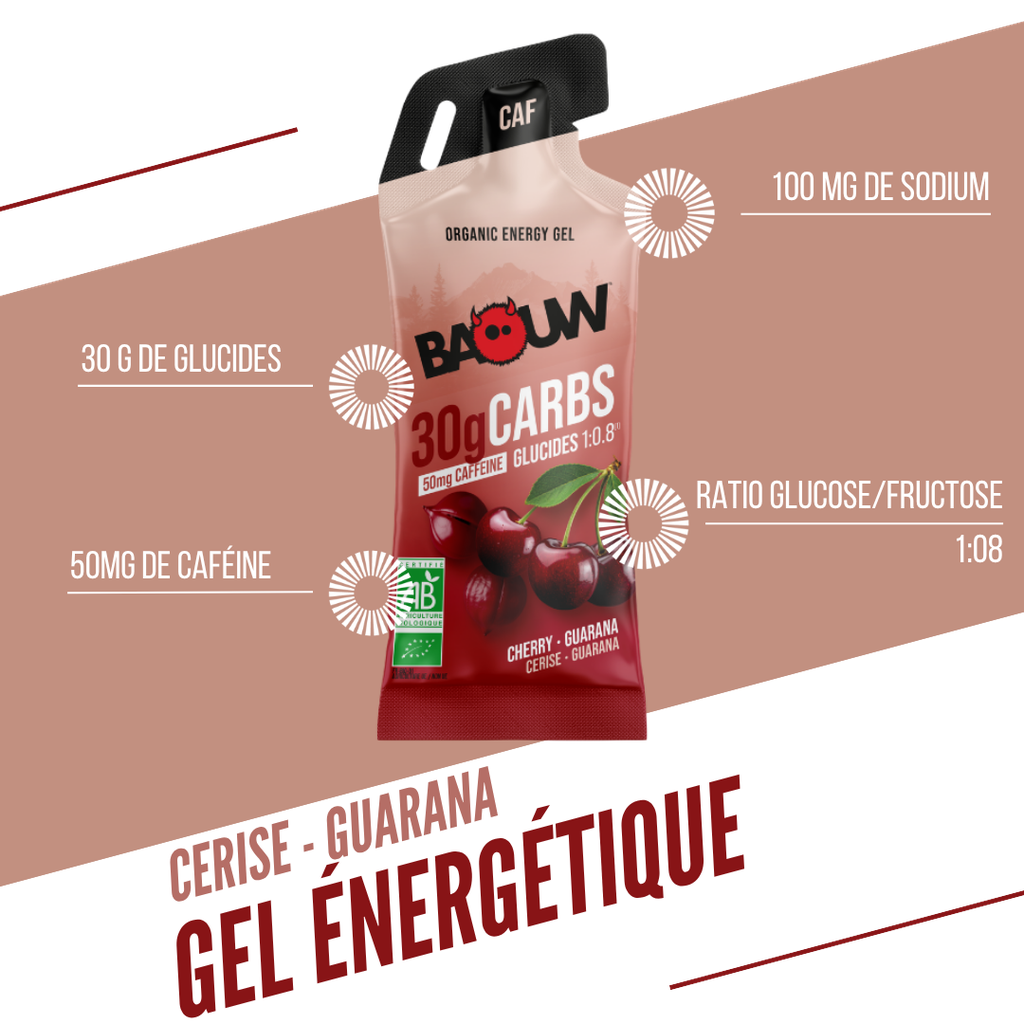 Baouw Cerise Caféiné