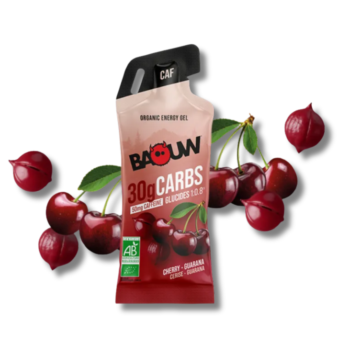 Baouw Cerise Caféiné