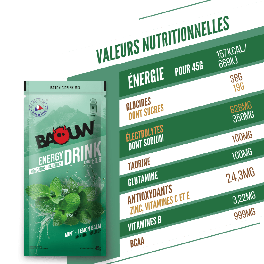 Baouw Menthe - Mélisse 45g