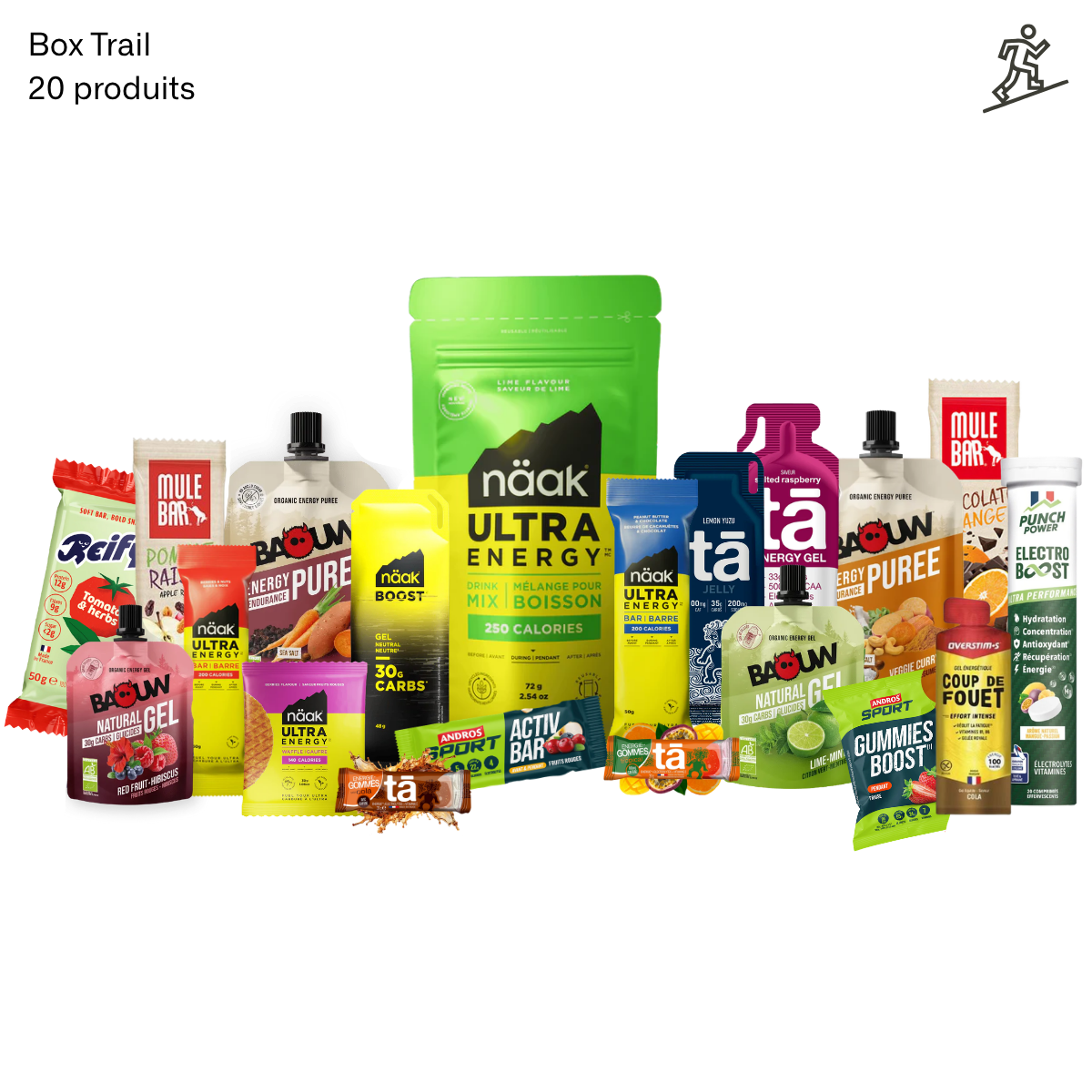 BOX TRAIL - 20 PRODUITS